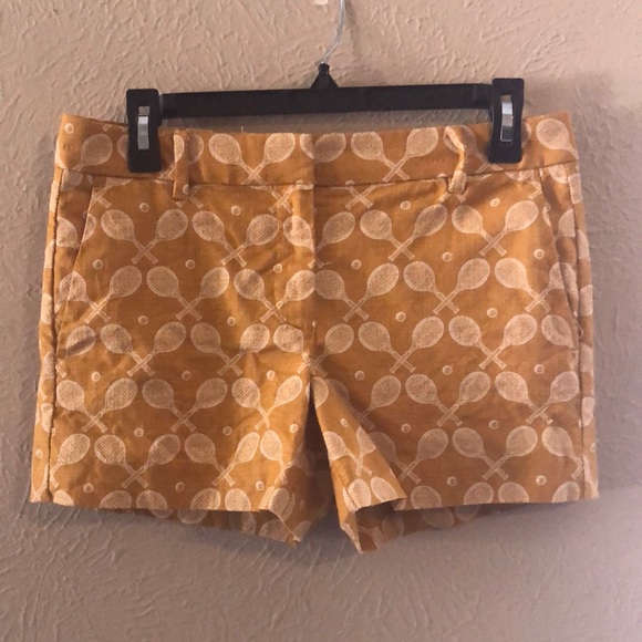 Ann Taylor Yellow Bermuda Shorts Tailored Fit - Picture 1 of 3